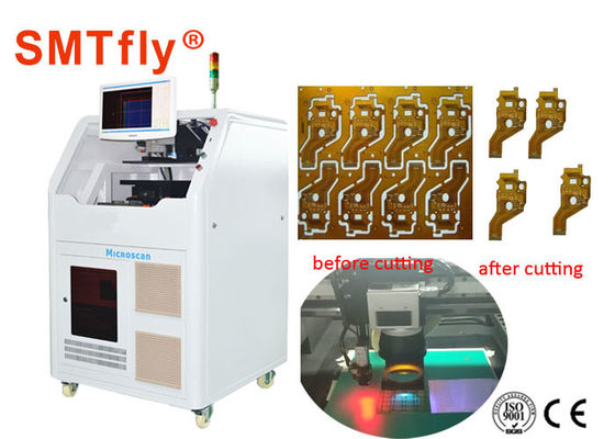 China 15W Automatic Laser PCB Depaneling Machine With FPC Laser Cutting 300*300mm SMTfly-6 supplier