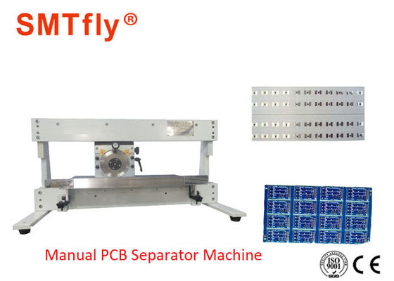 China Manual Type PCB V Cut Machine With Circular &amp; Linear Blades 1 Year Guarantee supplier