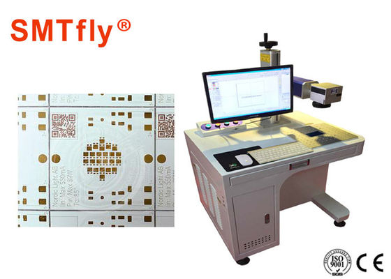 China Automatic FR4 PCB Laser Marking Machine 300*300mm Working Range SMTfly-DB2A supplier