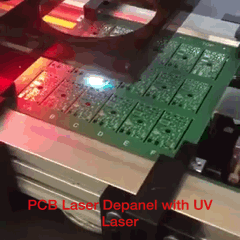 Inline PCB Singulation / Laser PCB Depaneling Machine Friendly Interface