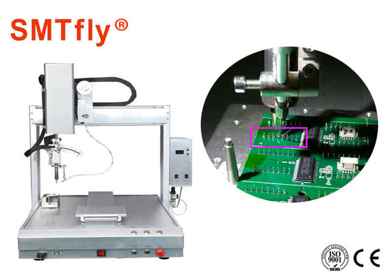 China 0.02mm Precision PCB Robotic Soldering Machine For Welding Circuit Board SMTfly-411 supplier