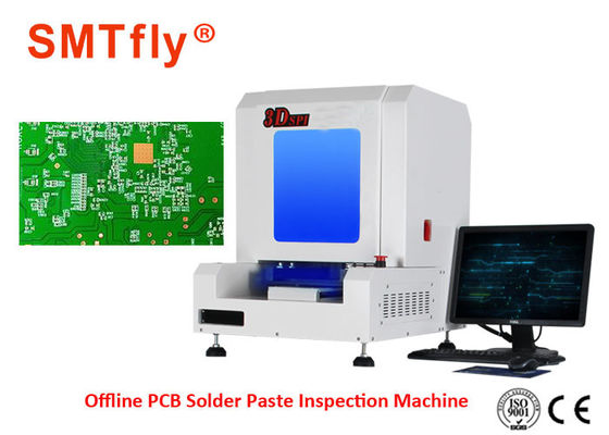 Automatic Inline Solder Paste Inspection Machine With AC Servo Motor System SMTfly-V700 supplier