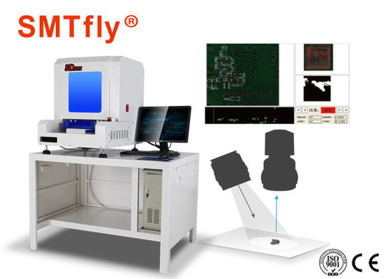 Automatic Inline Solder Paste Inspection Machine With AC Servo Motor System SMTfly-V700 supplier